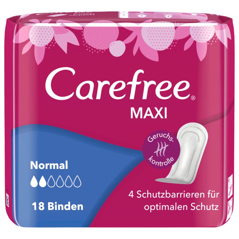 Carefree Maxi Binden Normal 18 Stück